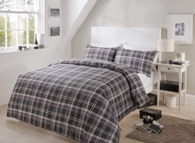 Load image into Gallery viewer, Check Duvet Set