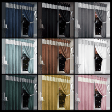 Load image into Gallery viewer, Diamante Blackout Luxury Curtains