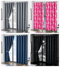 Load image into Gallery viewer, Glow In The Dark Blackout Curtains