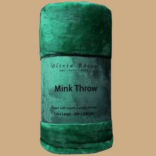 Load image into Gallery viewer, Mink Faux Fur Throw