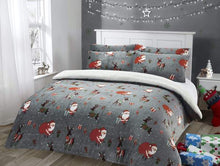 Load image into Gallery viewer, Santa Christmas Presents Teddy Duvet Set