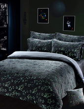 Load image into Gallery viewer, Outer Space Glow In The Dark Teddy Duvet Set