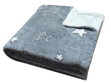 Load image into Gallery viewer, Stars Glow In The Dark Teddy Duvet Set