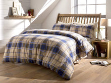 Load image into Gallery viewer, Tartan Duvet Set