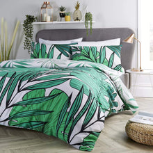 Load image into Gallery viewer, Tropical Leaf Duvet Set