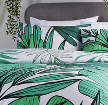Load image into Gallery viewer, Tropical Leaf Duvet Set