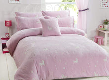 Load image into Gallery viewer, Unicorn Glow In The Dark Teddy Duvet Set