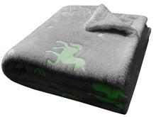 Load image into Gallery viewer, Unicorn Glow In The Dark Teddy Duvet Set