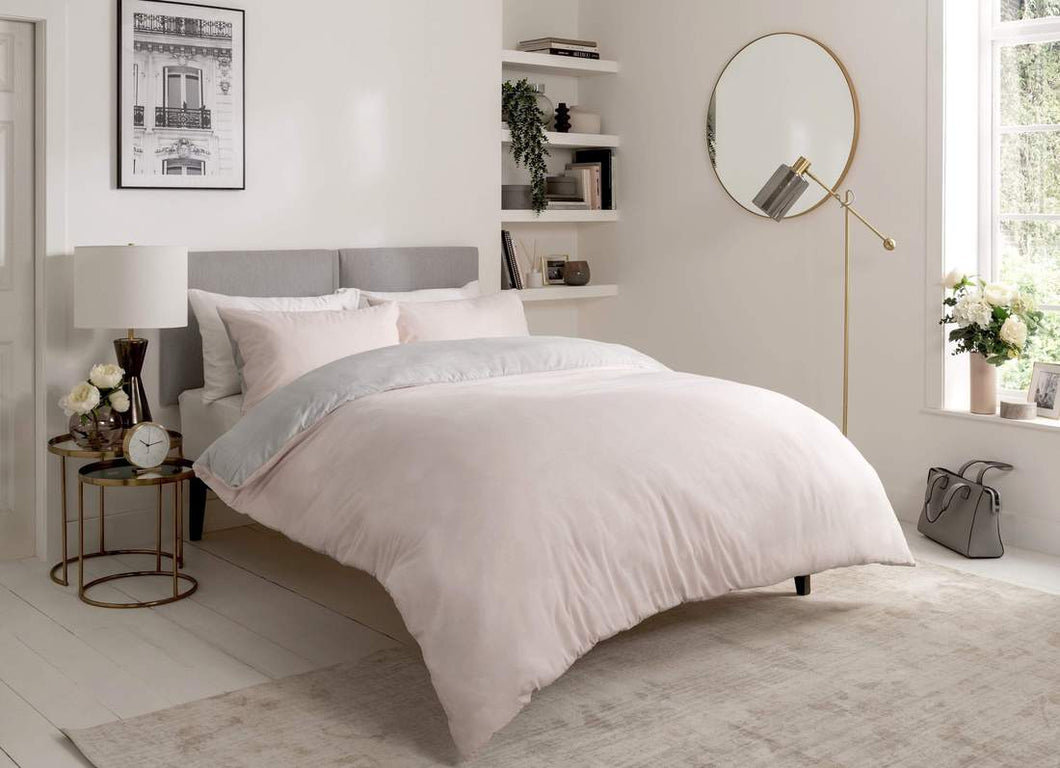 Chambray Reversible Duvet Cover Set