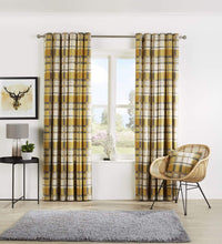 Load image into Gallery viewer, Check Curtains
