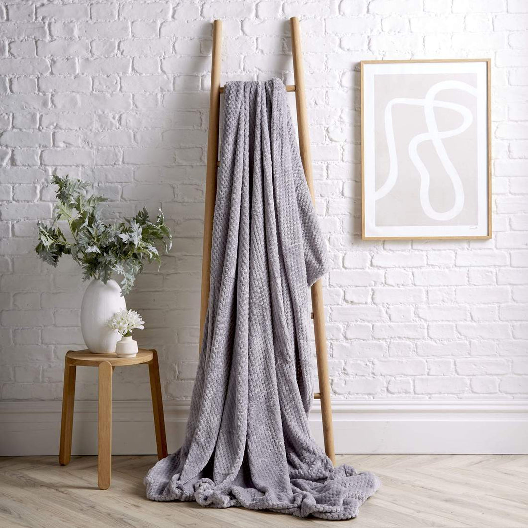 Cloud Honeycomb Throw