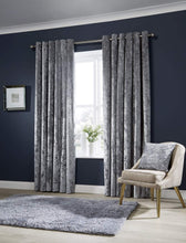 Load image into Gallery viewer, Crushed Velvet Curtains
