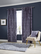 Load image into Gallery viewer, Crushed Velvet Curtains
