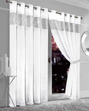 Load image into Gallery viewer, Diamante Blackout Luxury Curtains
