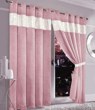 Load image into Gallery viewer, Diamante Blackout Luxury Curtains
