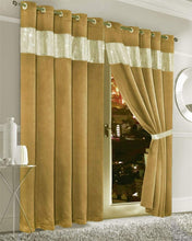 Load image into Gallery viewer, Diamante Blackout Luxury Curtains
