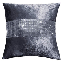 Load image into Gallery viewer, Diamante Crushed Velvet Luxury Curtains
