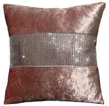 Load image into Gallery viewer, Diamante Crushed Velvet Luxury Curtains

