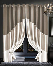 Load image into Gallery viewer, Haveli Luxury Faux Silk Curtains
