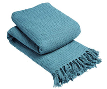 Load image into Gallery viewer, Lisbon Pure Cotton Honeycomb Throw
