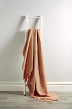 Load image into Gallery viewer, Lisbon Pure Cotton Honeycomb Throw
