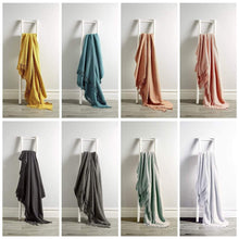 Load image into Gallery viewer, Lisbon Pure Cotton Honeycomb Throw
