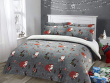 Load image into Gallery viewer, Santa Christmas Presents Teddy Duvet Set
