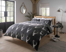 Load image into Gallery viewer, Stag Teddy Reversible Duvet Set
